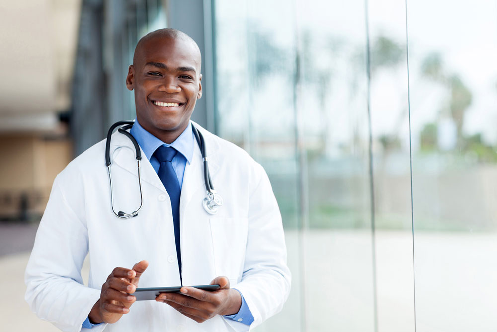 Doctor smiling